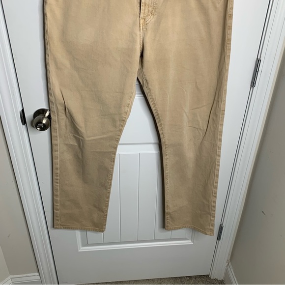 AG Adriano Goldschmied khaki tailored leg the graduate pants size 36 x 32 - Picture 2 of 12